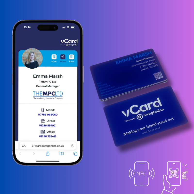 Vcard - Nfc Business Cards - Swagonline - Thempc Ltd